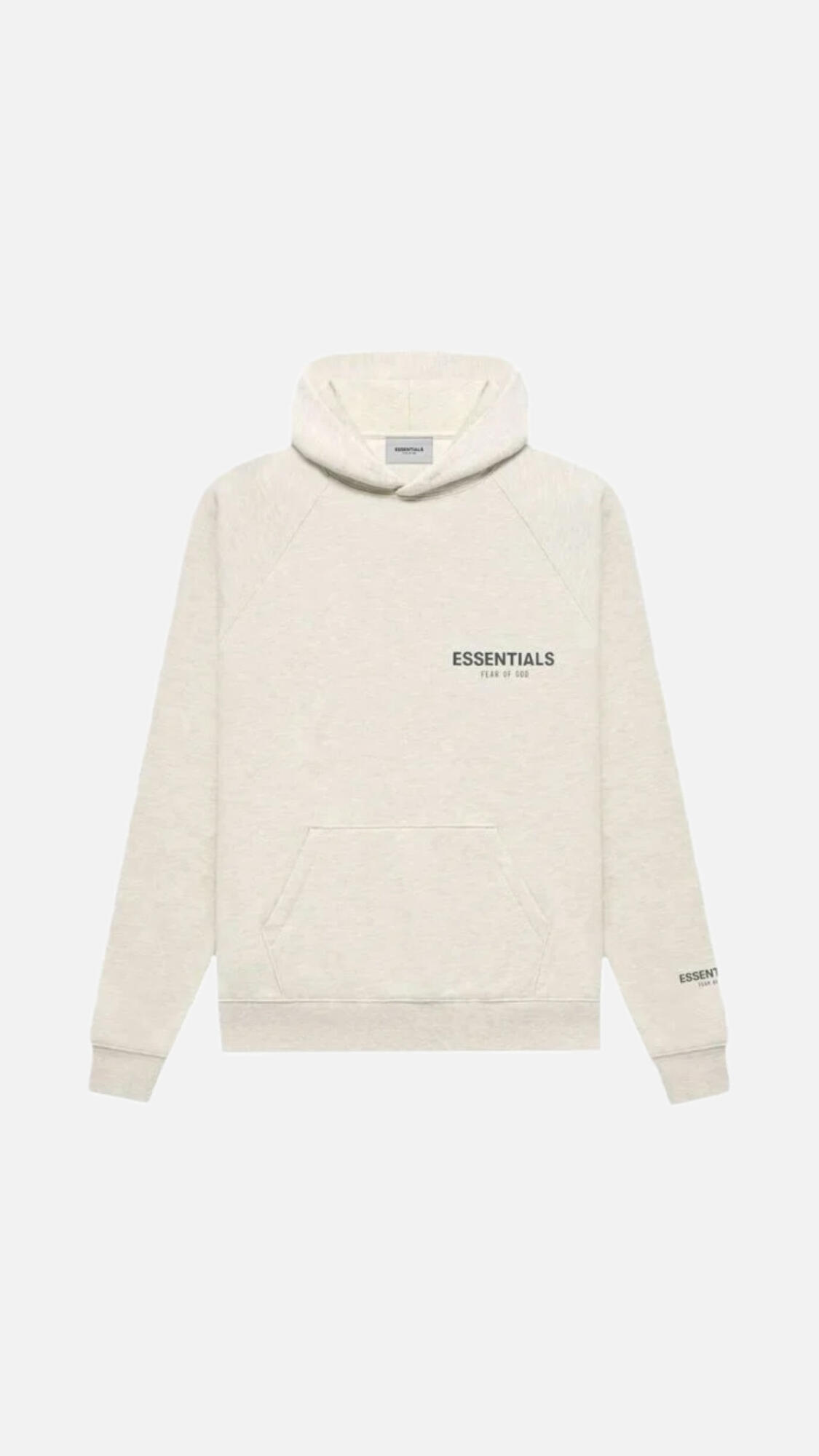 Sudadera essentials blanca