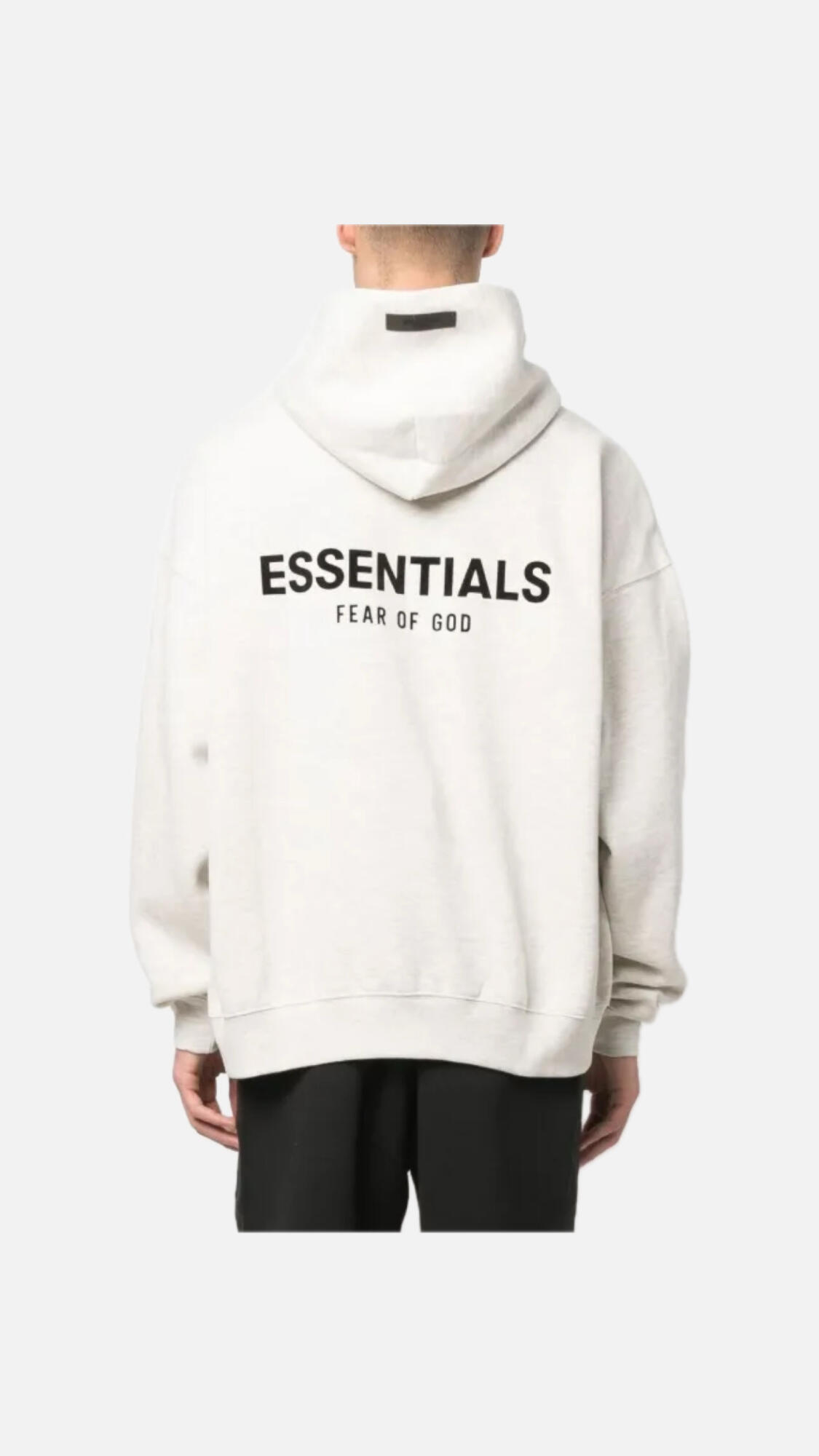 Sudadera essentials blanca