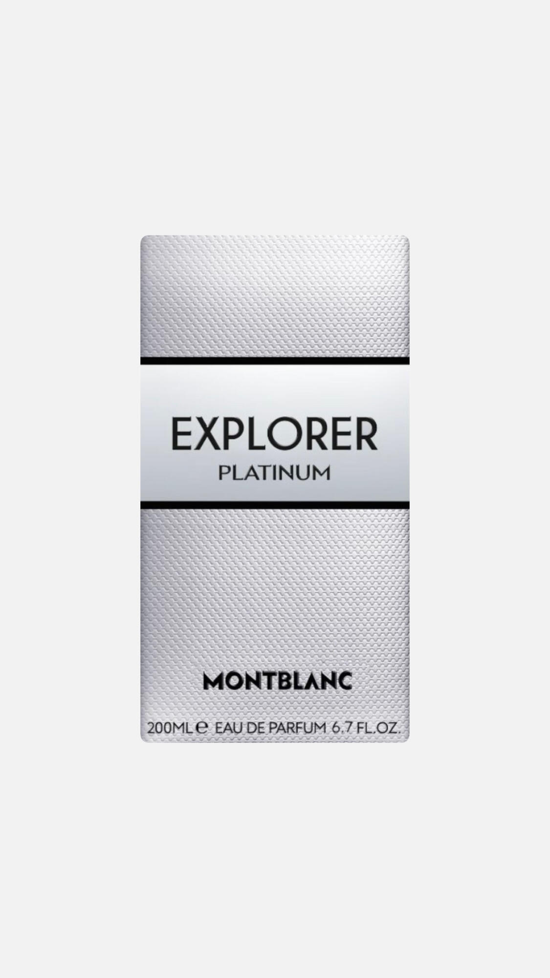 Montblanc explorer platinum
