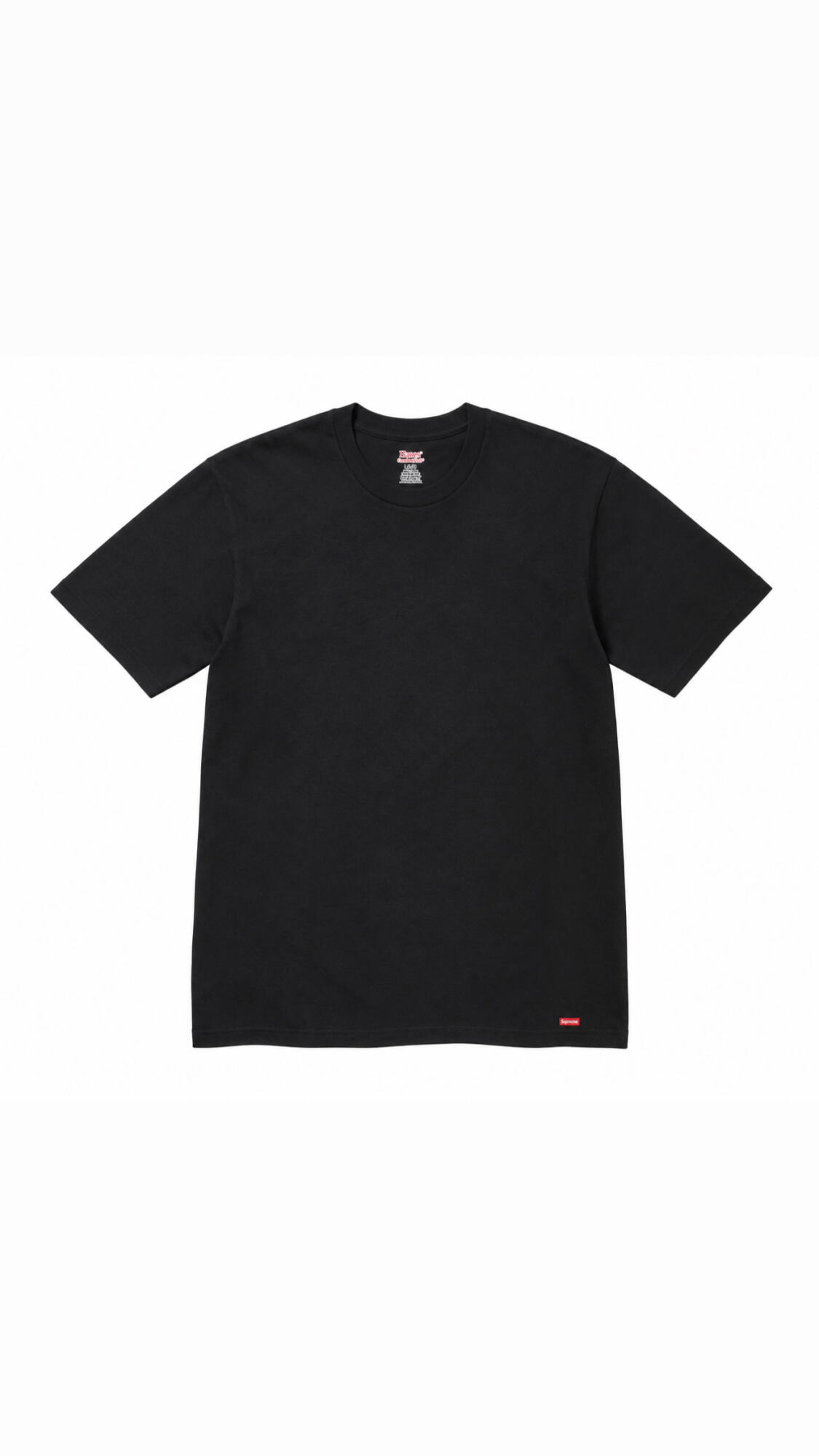 Camiseta supreme hanes tagles (pack 3)